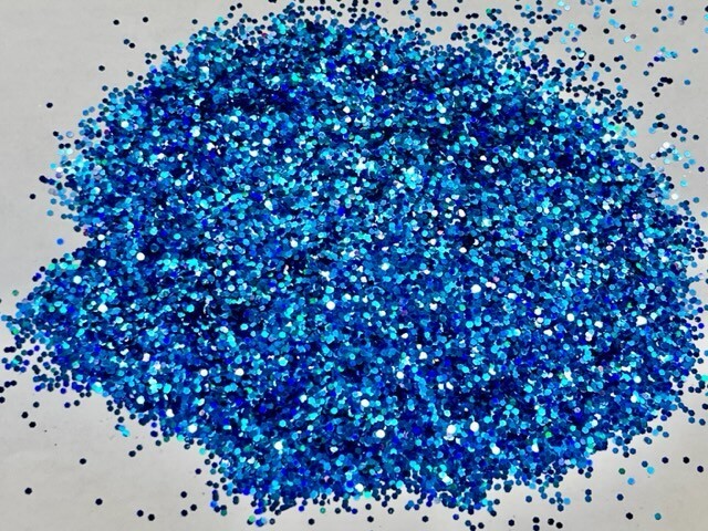 "Oceana" Royal Blue Glitter Medium Cut
