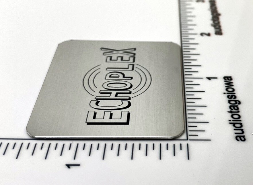 Echoplex Maestro EP-2 Badge Custom Made Aluminum