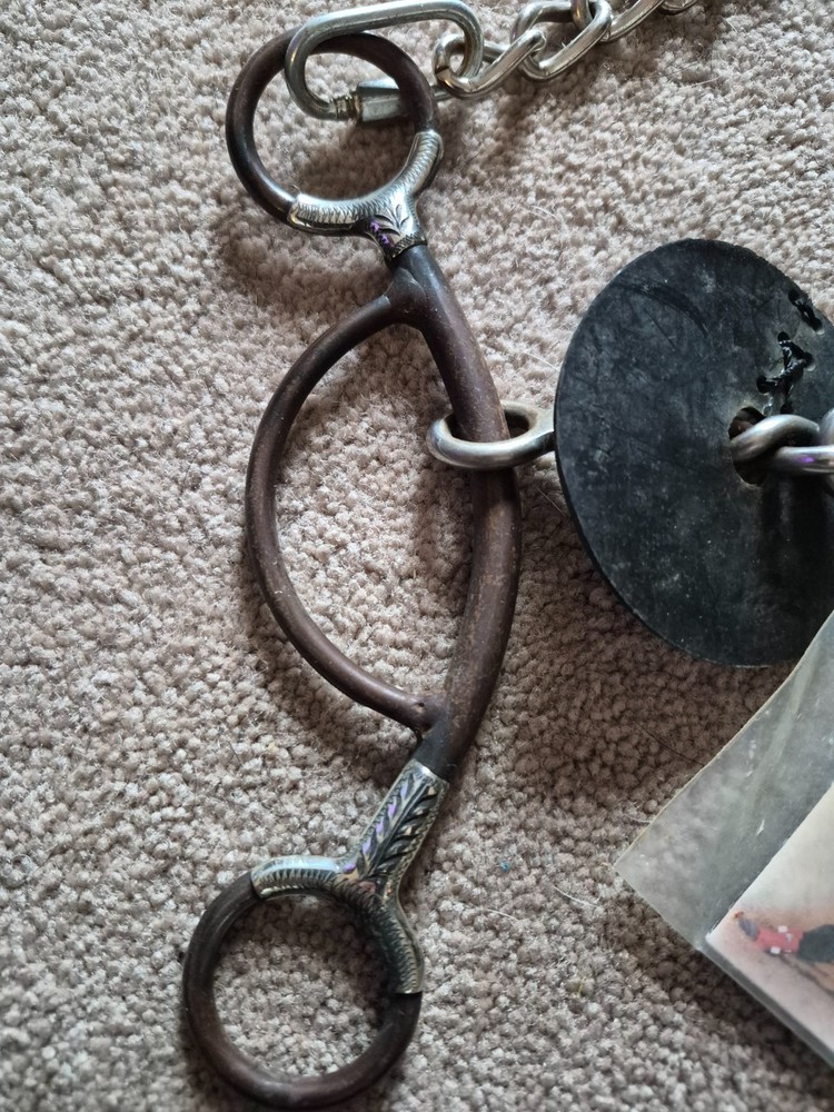 Fancy Silver Engraved Martha Josey Barrel Racing Bit