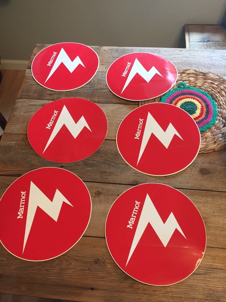 HUGE 11” MARMOT M-DOT STICKER !