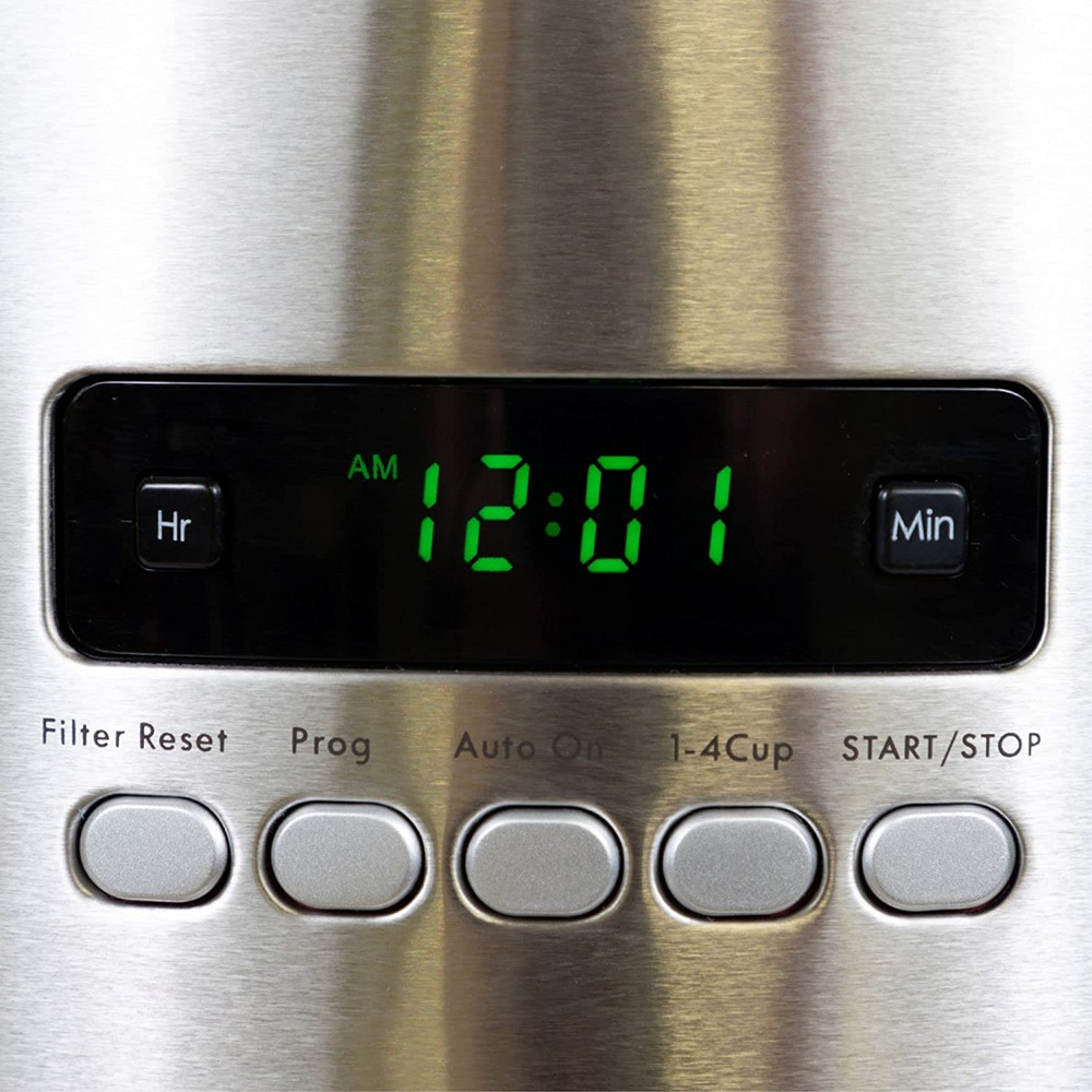 Kenmore Drip Coffee Maker - 12 Cup Programmable Cafe Machine with Glass Pot, Reg