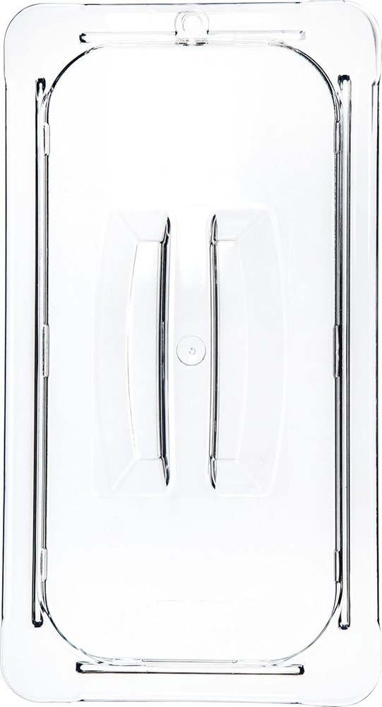 Universal Third Size Food Pan Lid - Clear Polycarbonate & Dishwasher Safe