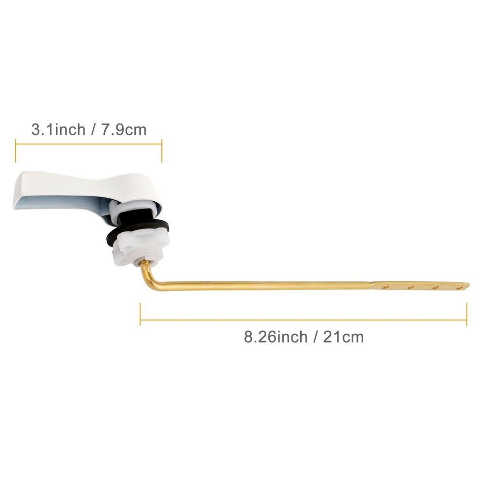 Universal Front Mount Toilet Handle Tank Flush Lever Replacement Handle Toilets