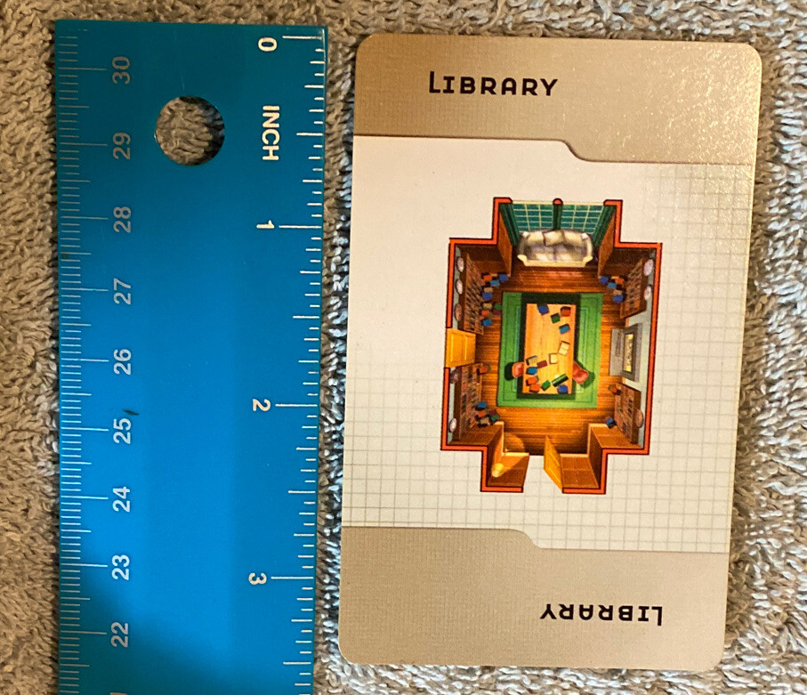 Clue 2005 Room Card Library Replacement Piece