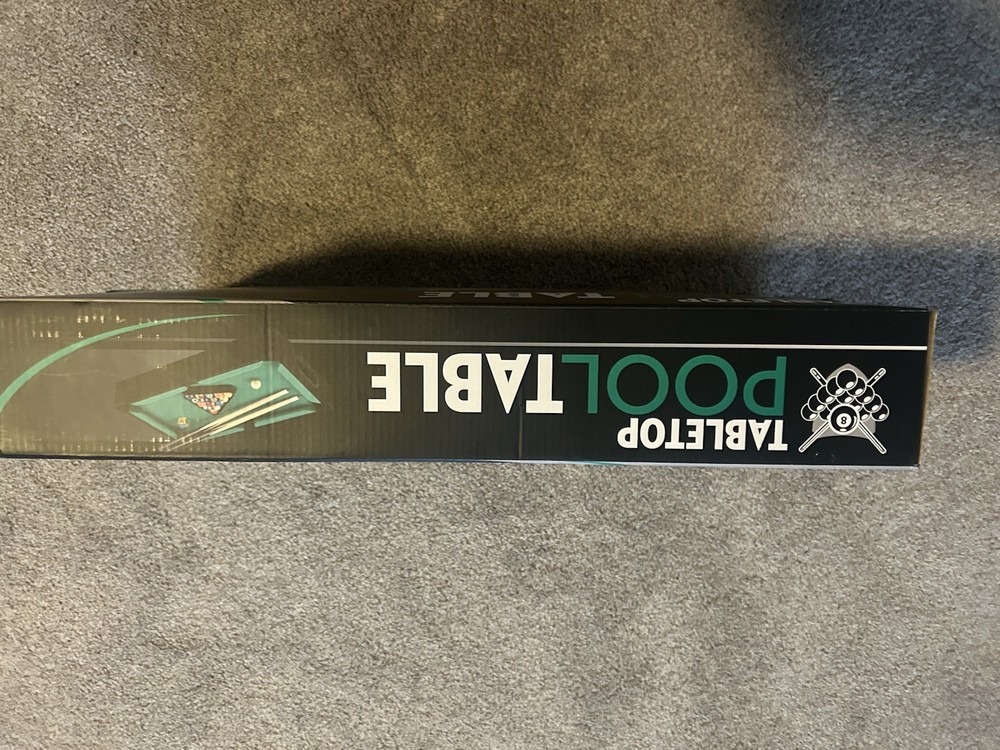 Tabletop Pool Table 20”x12.1”x3.75”