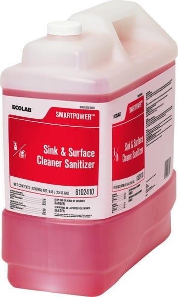 Ecolab Cleaner Multi Sink & Surface 9.46L/2.5 Gallon - High-Performance