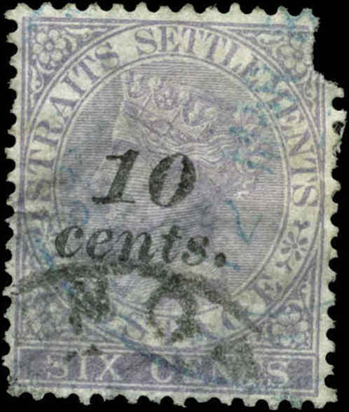 Straits Settlements Scott #33 Used