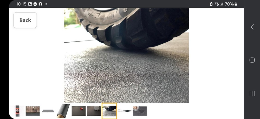 G-Floor Levant Pattern Vinyl Garage Floor Protector Mat (7'6" x 17', Slate Grey