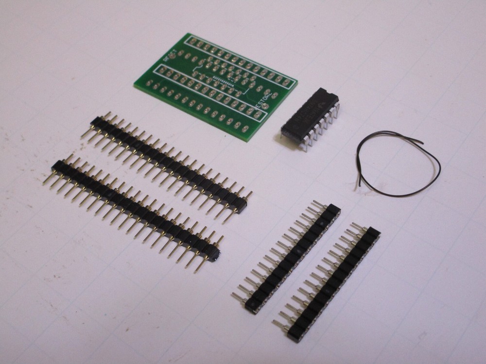 COMMODORE 64C DUAL ROM ADAPTER KIT FOR COMMODORE 64C SWITCHLESS 28 PIN