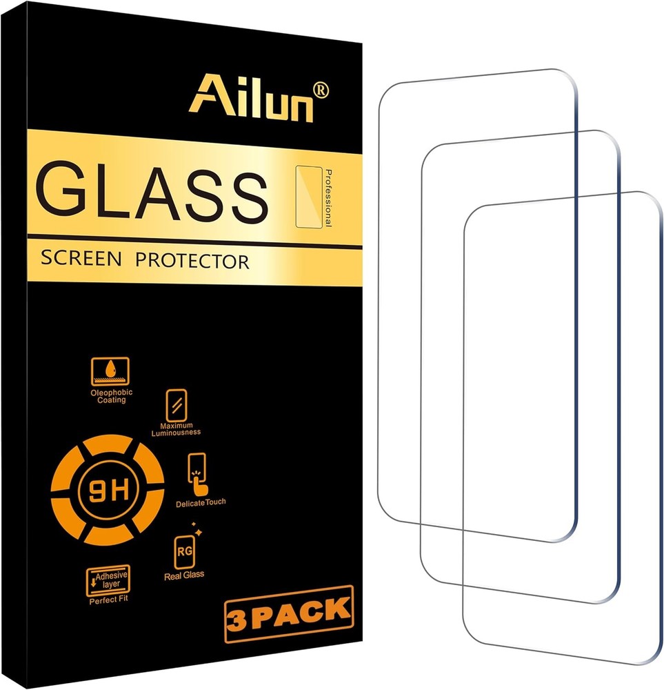 Ailun Screen Protector for iPhone 16 Plus/iPhone 15 Transparent