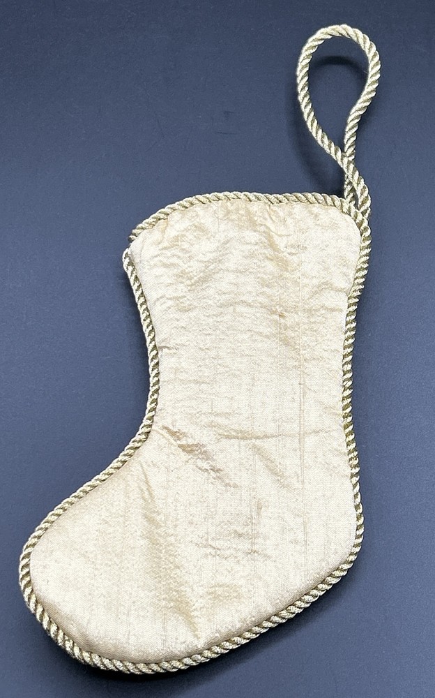 NEEDLEPOINT HANDMADE MINATURE NOAH ARK STOCKING FINISHED