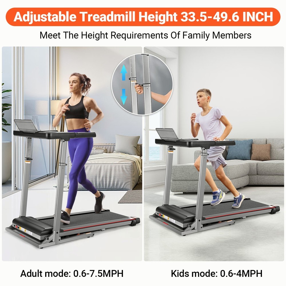🏃‍➡ Unique Adjustable Height Design Treadmill Machine for Home Excercise🏃‍➡