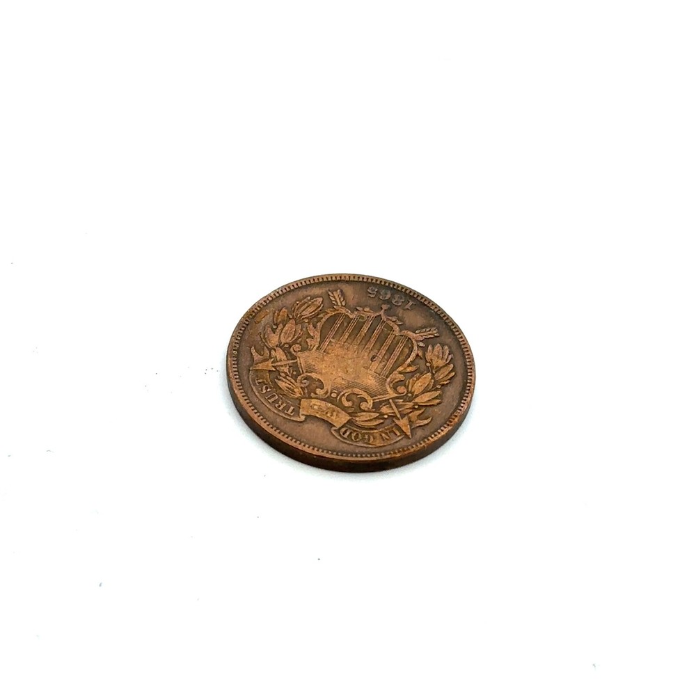 1865 United States 2 Cent Coin