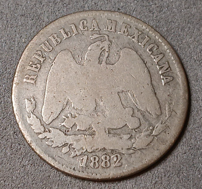 Mexico 25 Centavos 1882-Ga S