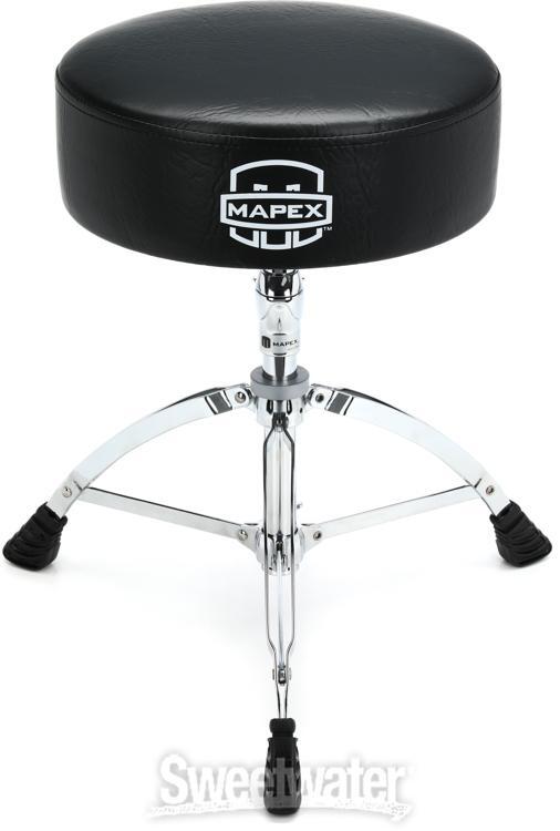Mapex Round Top Drum Throne - Double-braced Legs