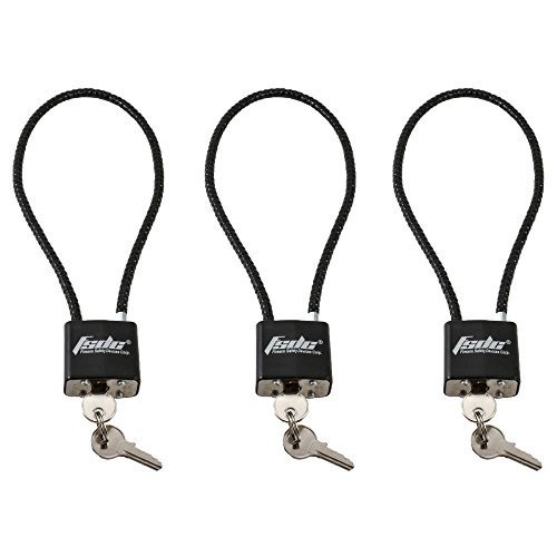 FSDC 15" Keyed Cable Gun Lock 3-pack