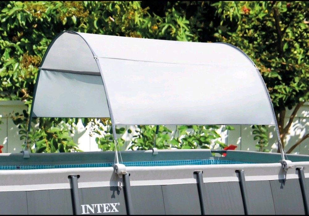 Intex 28054E Protective Canopy for 9 Ft or Smaller Rectangular Pools (Open Box)