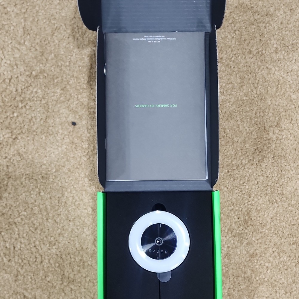 Razer Kiyo Webcam Multi-step Ring Light 60fps 1080p USB Black