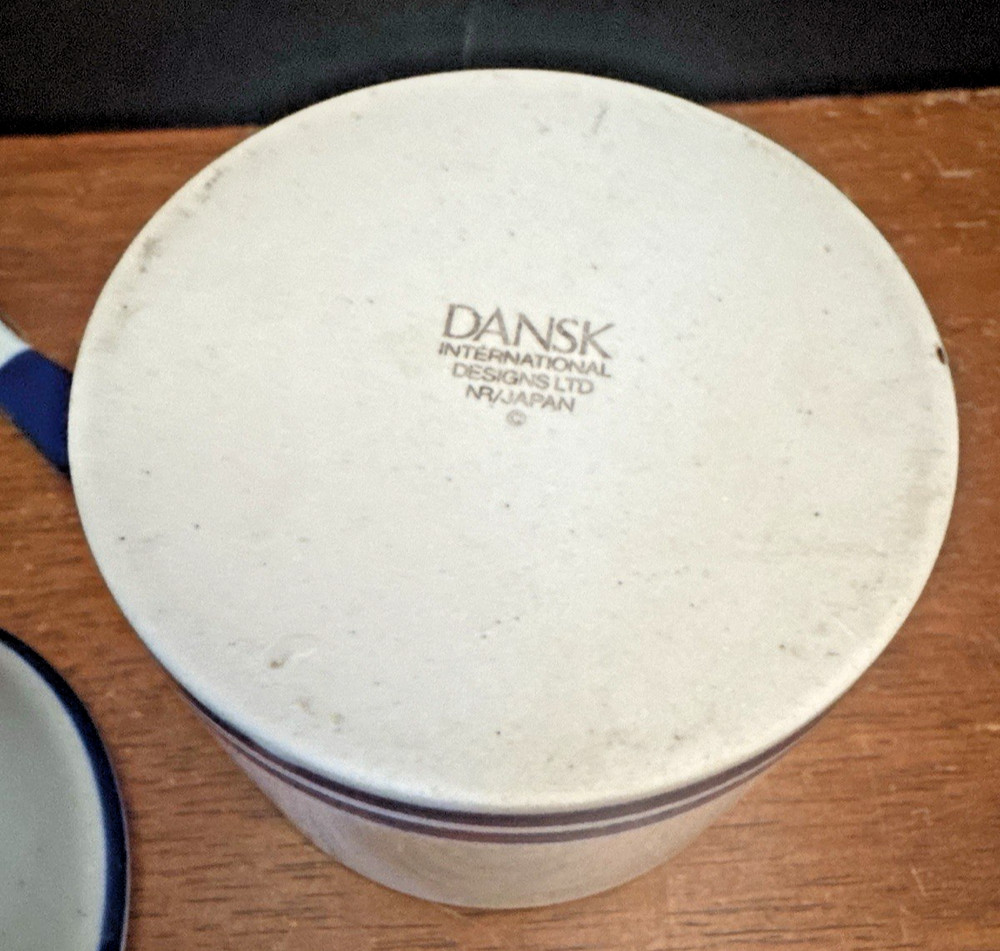 Dansk NR Japan Stoneware Condiment Jar 3.5"