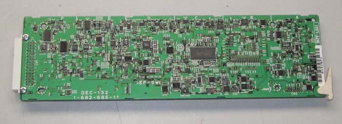 SONY BKPF-L641 NTSC/ PAL to 4:2:2 SDI Decoder board w/o back panel