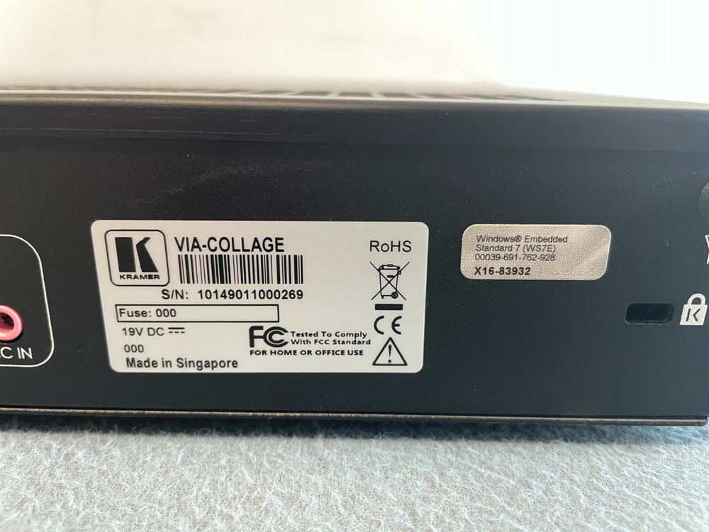 Kramer Via-Collage Wireless Group Collaboration Solution 4K with Airplay