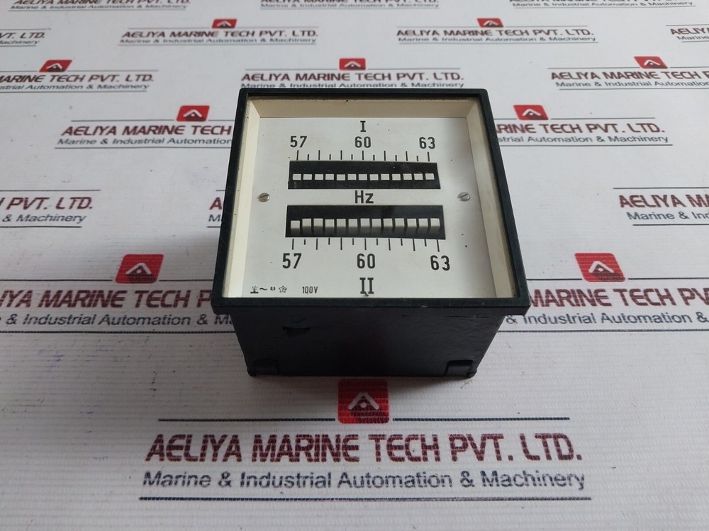 Analog Frequency Meter 57-60-63 HZ 100V