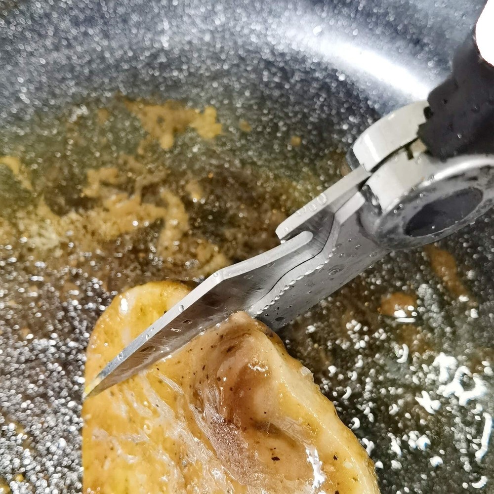 Ultra Sharp Stainless Steel Multi-function Kitchen Scissors Heavy Duty Shears