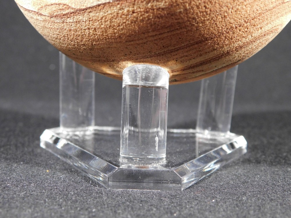 Heavy Duty THREE Post SPHERE Display Stand LARGE Size Clear Acrylic
