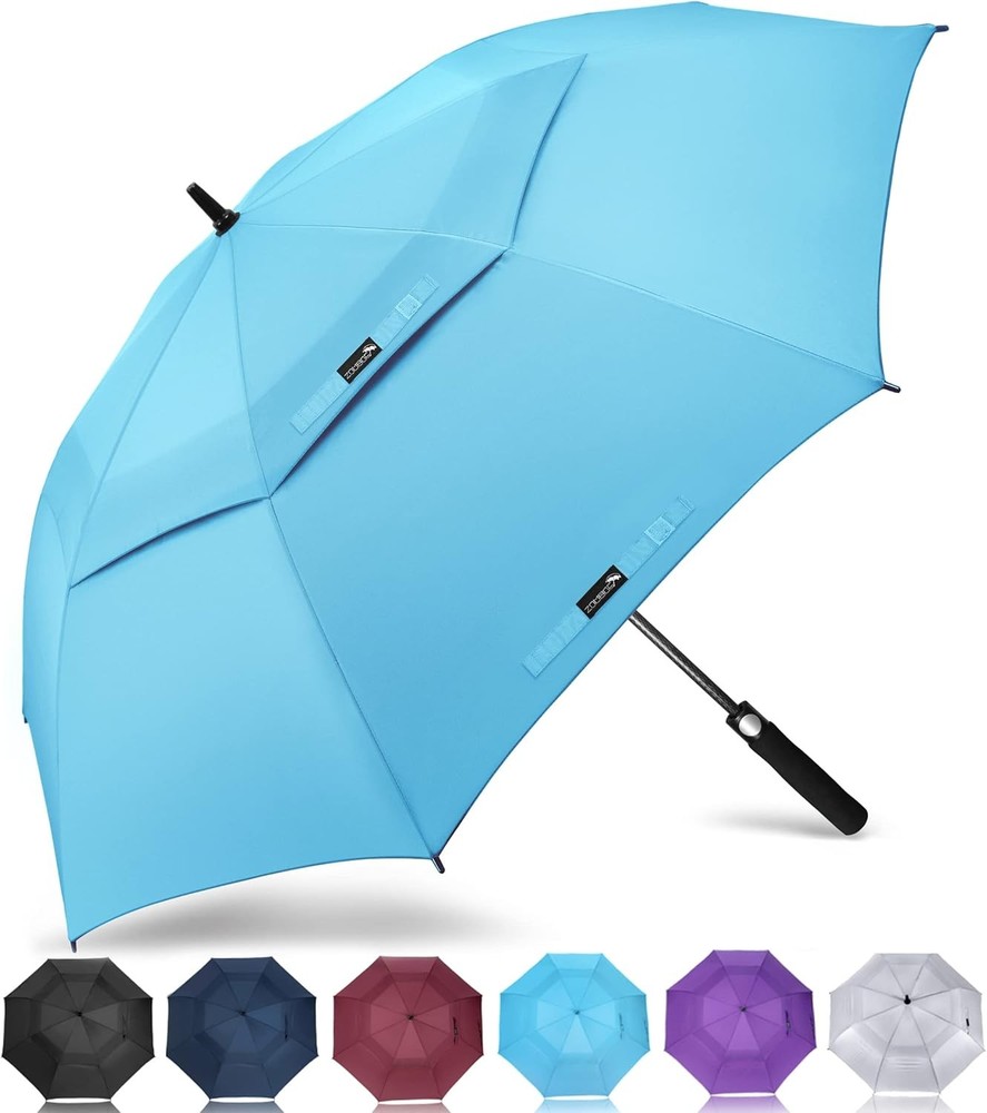 Golf Umbrella Windproof Extra Large Oversized Heavy Duty Double Canopy Rain