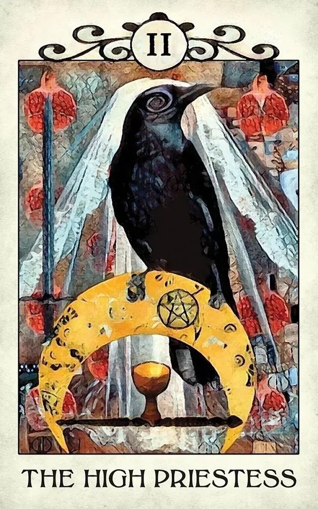 Crow Tarot Card Deck, Boxed Set with Deck and Book!