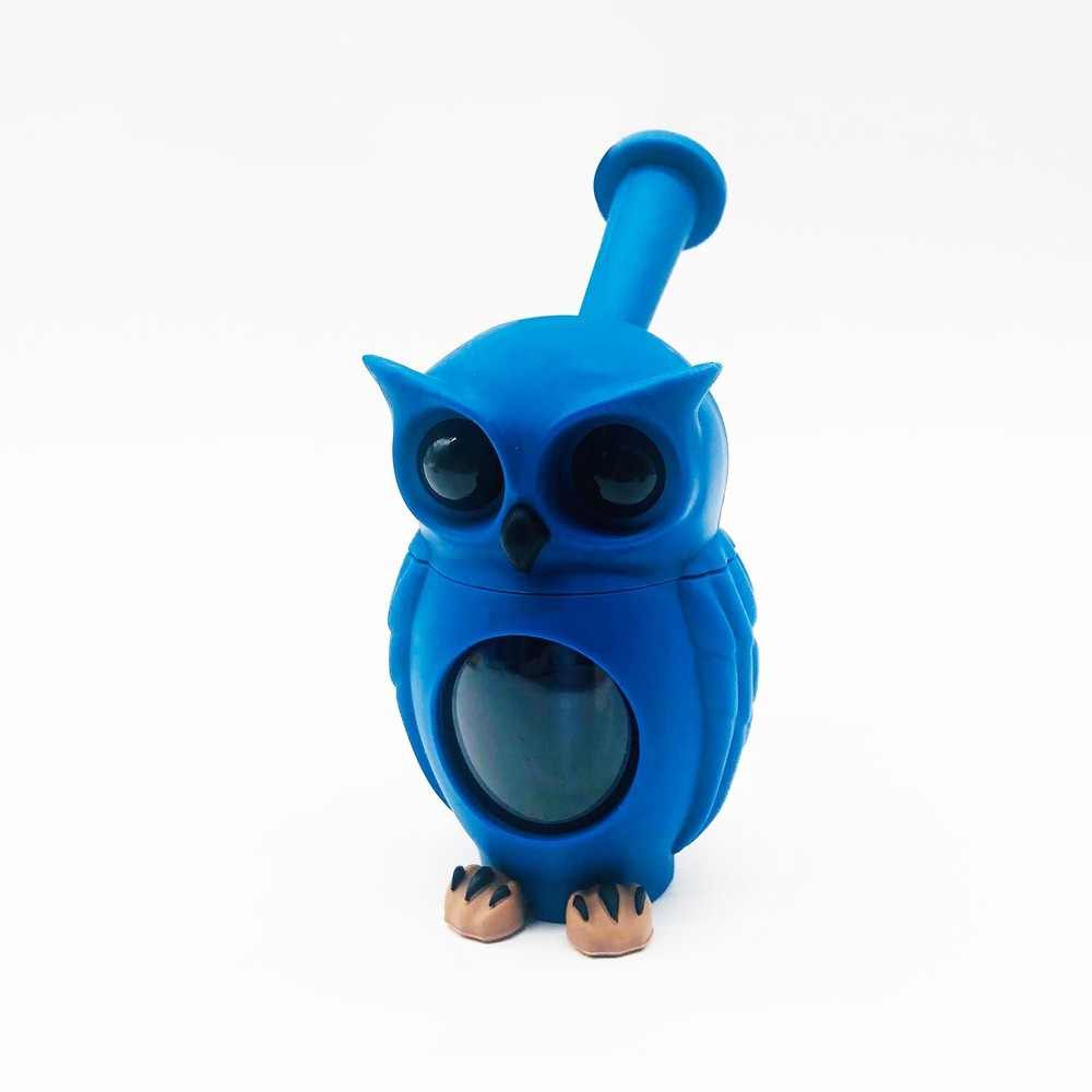 Silicone Hookah Water Pipe Bong Cute Owl Shape