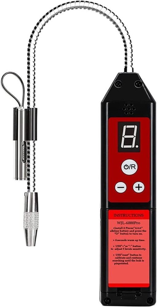 Advanced WJL-6000PRO Refrigerant Leak Detector with Fast Response & Calibration