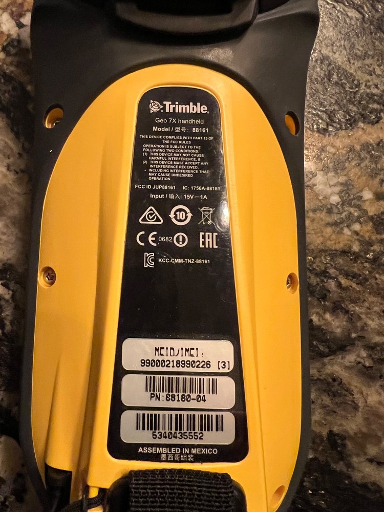 Excellent Trimble Geo 7X with rangefinder, monopole, extra battery, bracket!