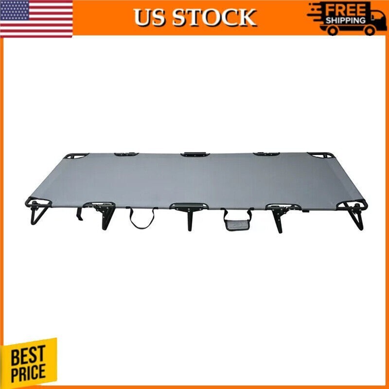 Camping Folding with Easy Setup Cot Outdoor Compact Sleeping Low Profile Cot