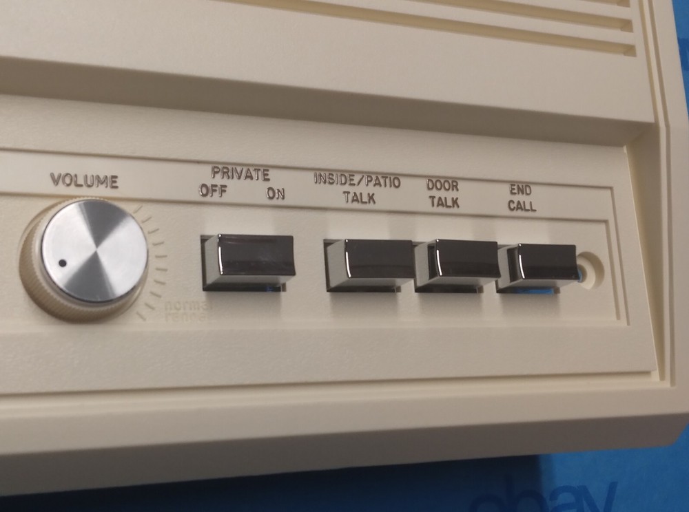 Nutone Scovill IS-408L 8" Inside Speaker 406 Intercom System Adobe White - NOS