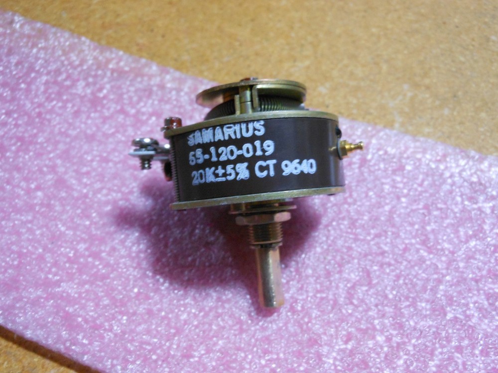 SAMARIUS VARIABLE RESISTOR # 55-120-019 NSN: 5905-01-159-0776