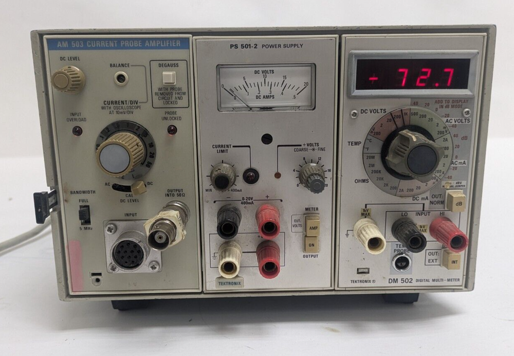 Current Probe - Tektronix TM503 W/ 3x Modules