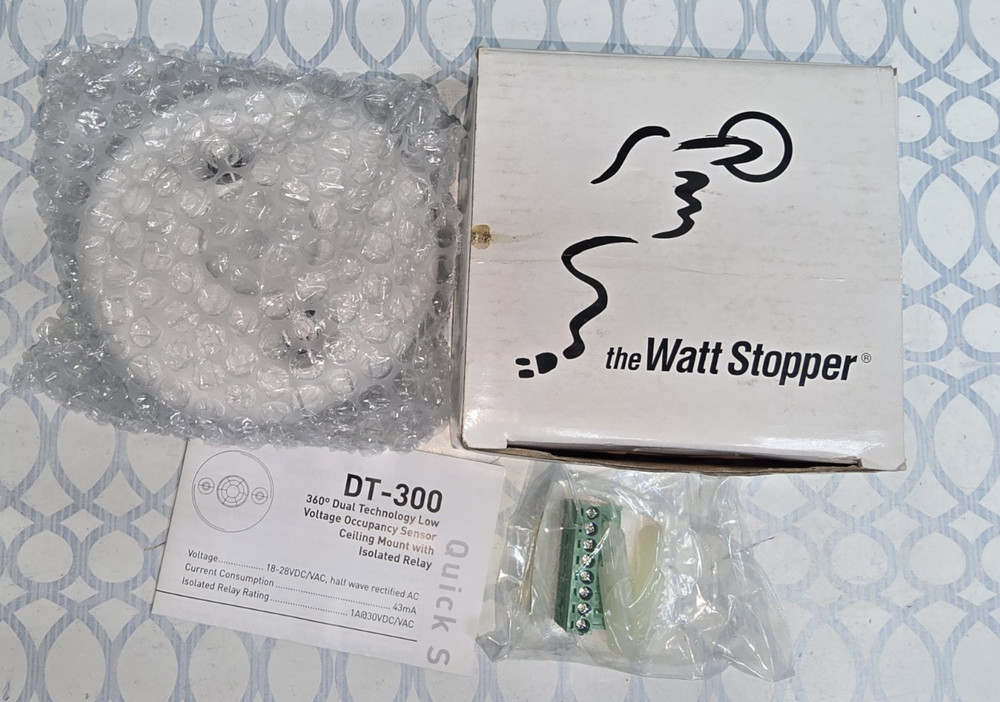 WattStopper DT-300 360 Deg Coverage Dual Technology Ceiling Occupancy Sensor
