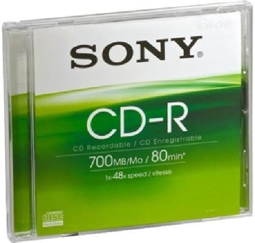 Sony CDQ80SJ CD-R, 48x, Grey
