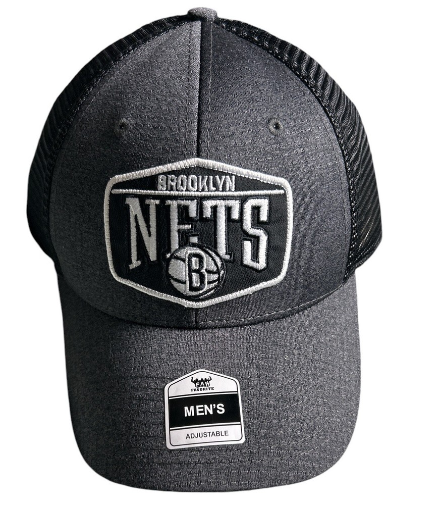 BROOKLYN NETS MENS Hat Trucker Snapback CAP NBA