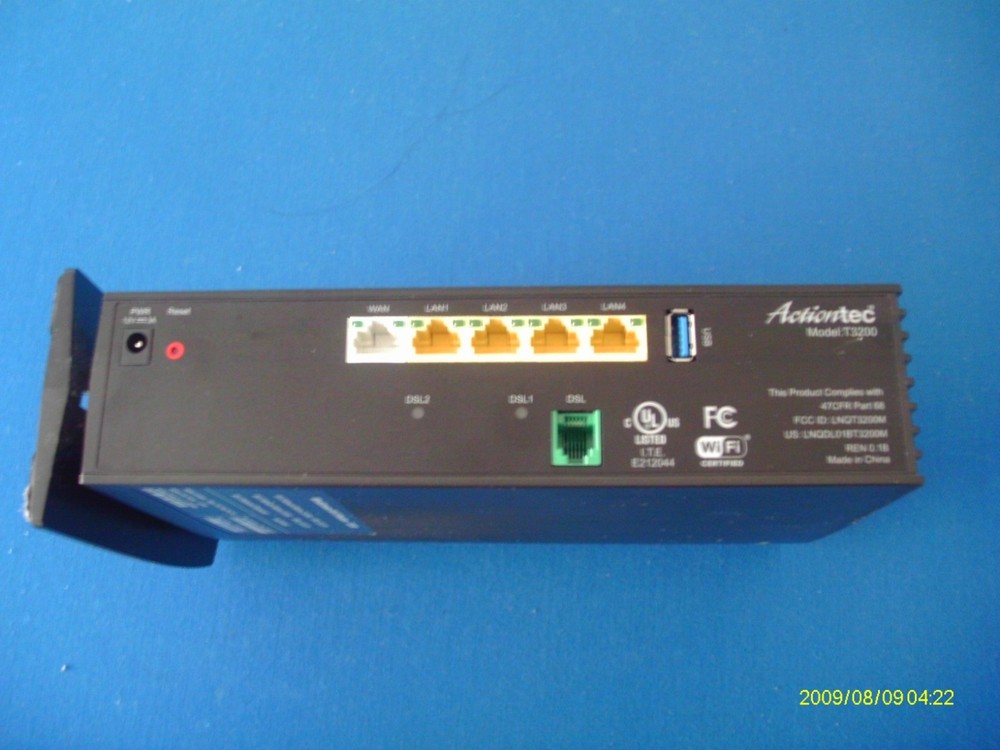 WINDSTREAM ACTIONTEC WI-FI GATEWAY MODEM ROUTER T3200
