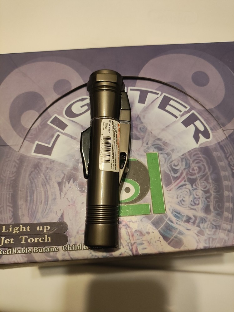 Vintage Light Up Jet Torch Case