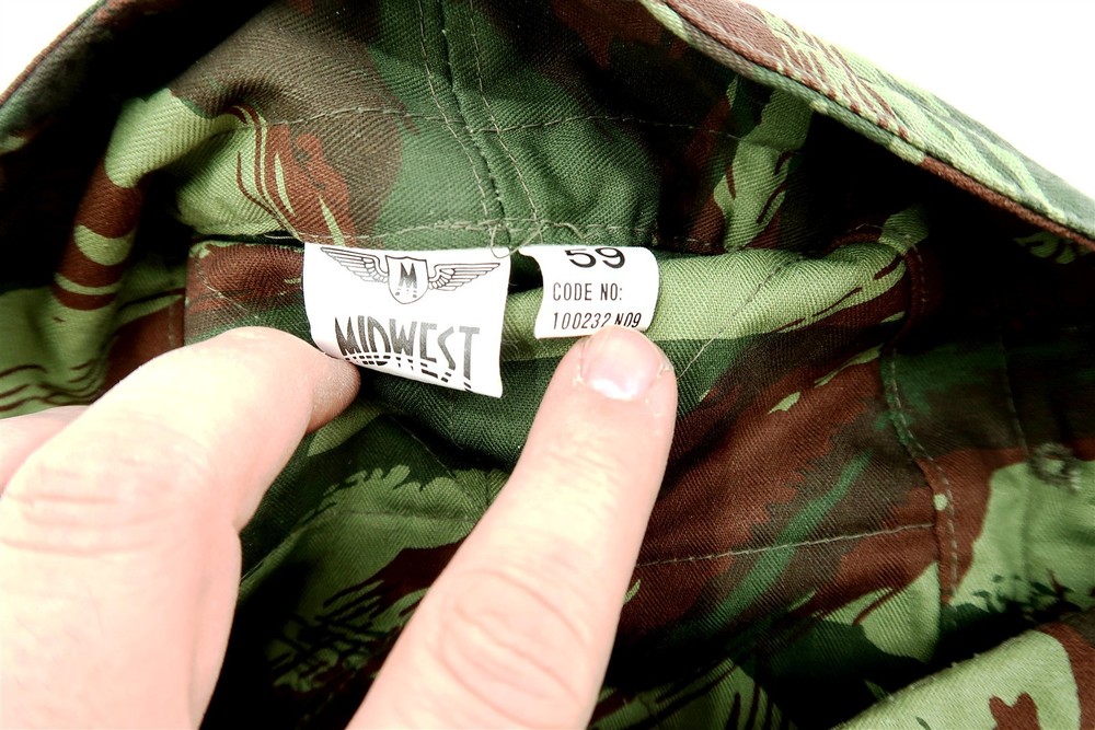 French Cap Hat with Lizard Camouflage Pattern by Midwest Size 59