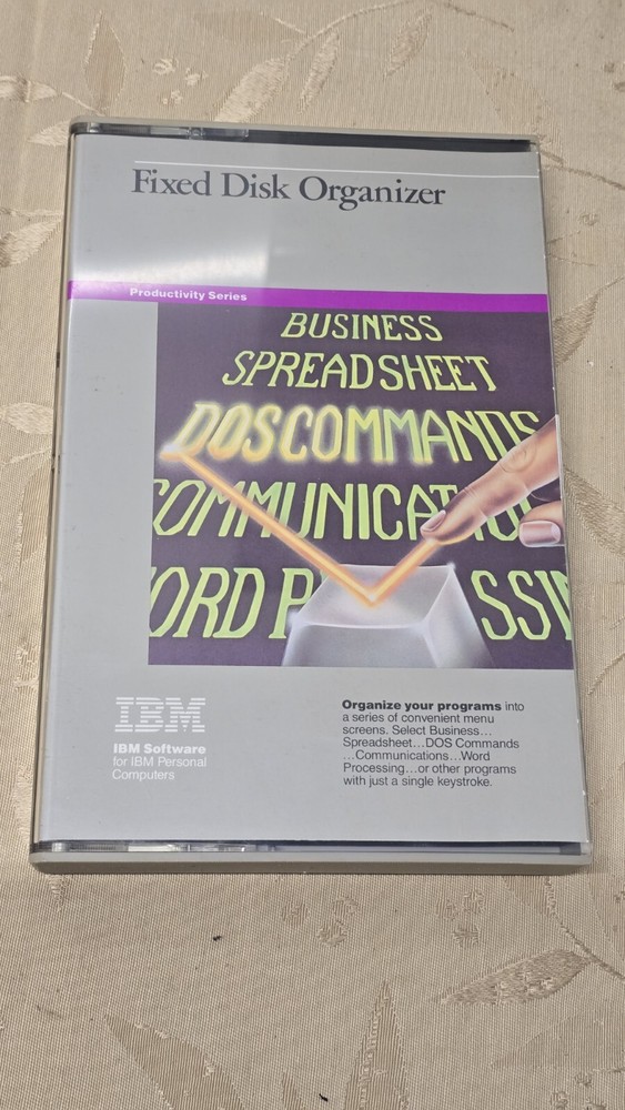 Vintage OEM IBM Fixed Disk Organizer Version 1.0 (1983)