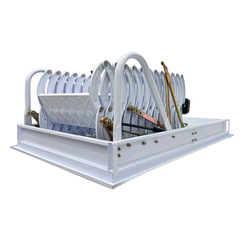 White Attic Pull Down Ceiling Ladder Stairs Ceiling Ladder Access Stairs Carbon