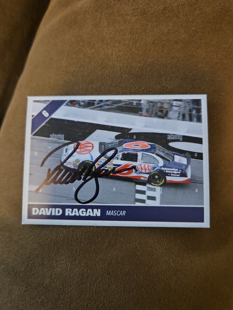 David Ragan Custom Signed Card - NASCAR