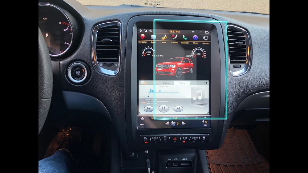 Crystal Clear Screen Protector for 2015 Dodge Ram Durango Vehicle Navigation