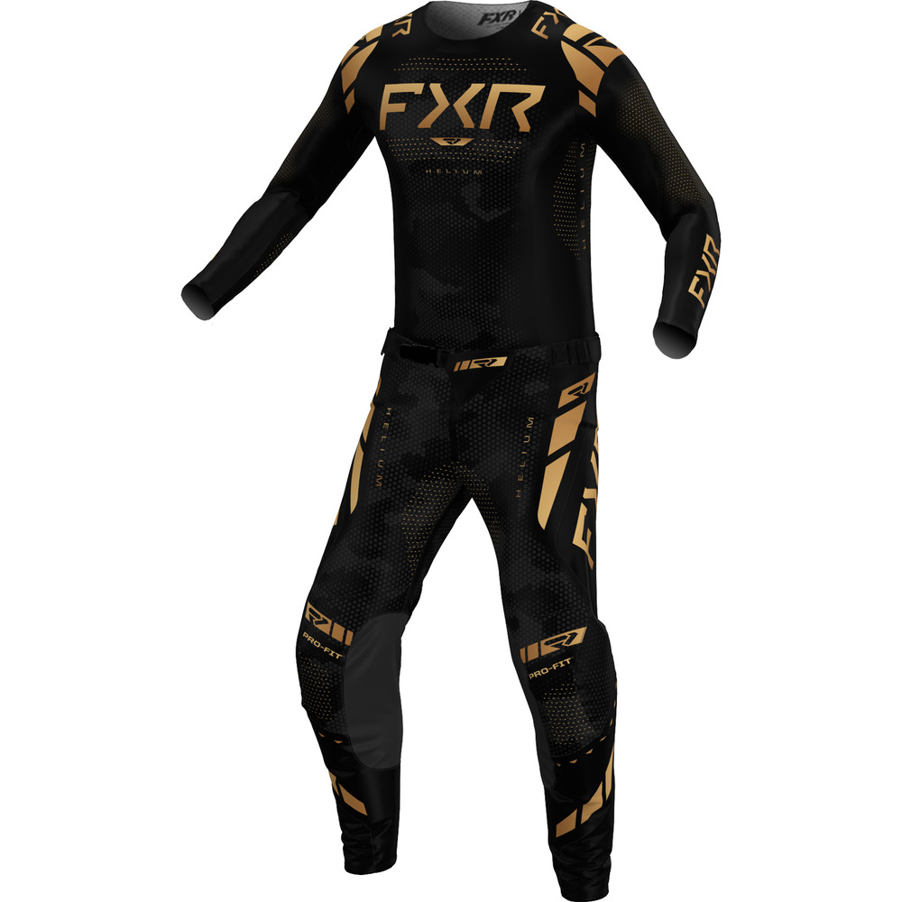 FXR Helium 2025 MX Kit Combo Texas Tea