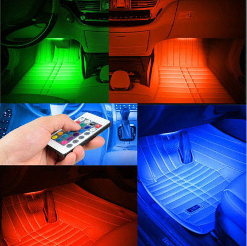 Car LED Strip Light Controller Car Interior cigarette lighter Atmosphere Lamp