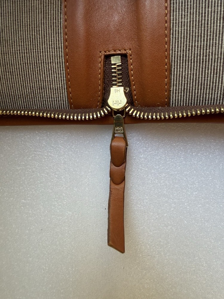 Frank Clegg Cognac Leather Tie Case
